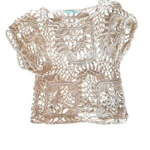 Maurices Boho Crochet Lace Top – Size Small